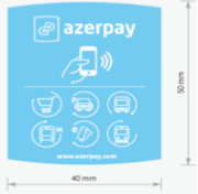 NFC-наклейка квадратной формы.