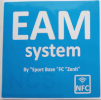 NFC метка на плакате